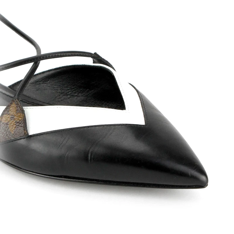 کفش تخت زنانه چرم مدل ساده Louis Vuitton 