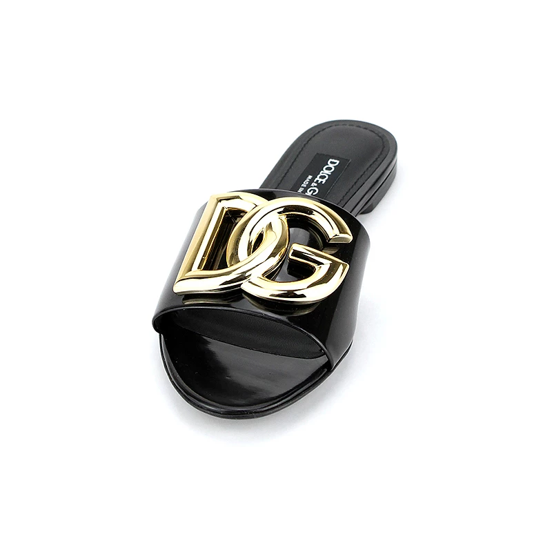 صندل زنانه ورنی تخت Dolce & Gabbana 