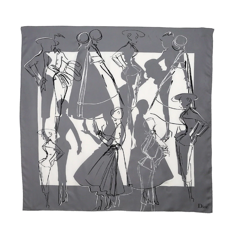 روسری ابریشم Christian Dior 