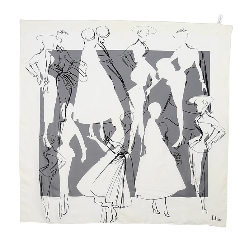 روسری ابریشم Christian Dior 