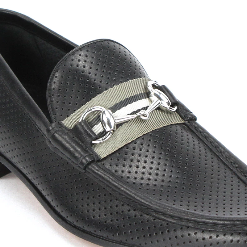 کفش لوفر مردانه چرم Gucci 