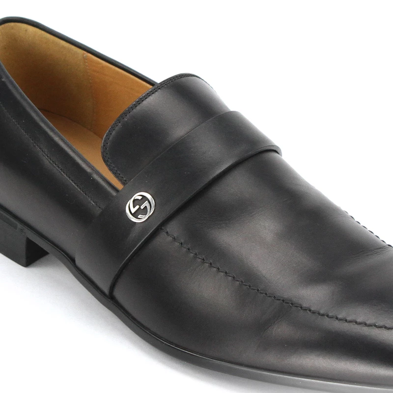 کفش لوفر مردانه چرم Gucci 
