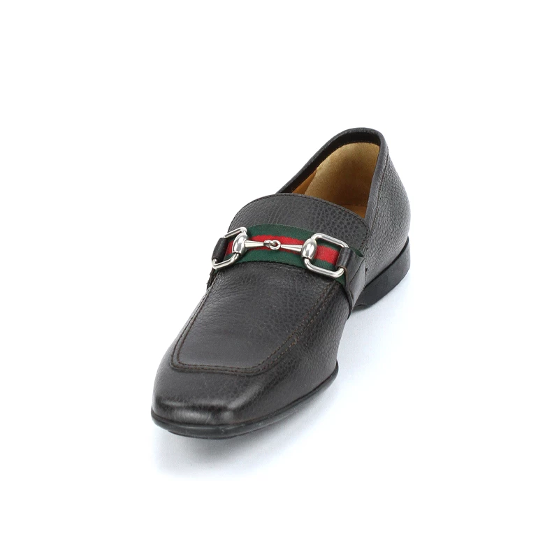 کفش لوفر مردانه چرم Gucci 