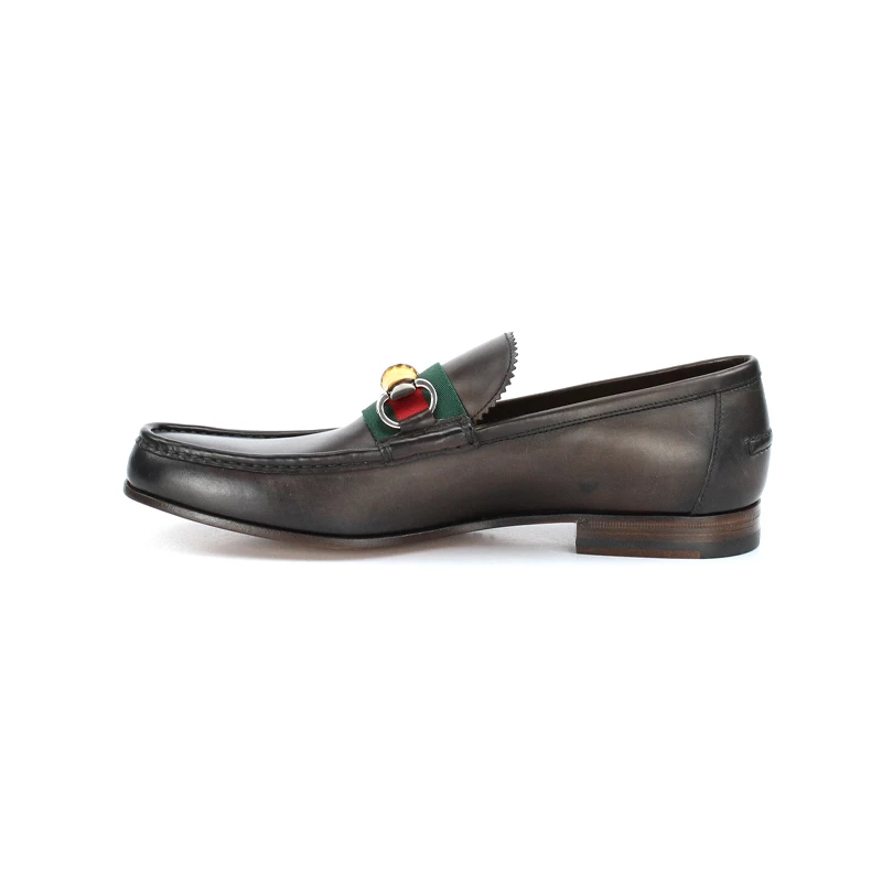 کفش لوفر مردانه چرم Gucci 
