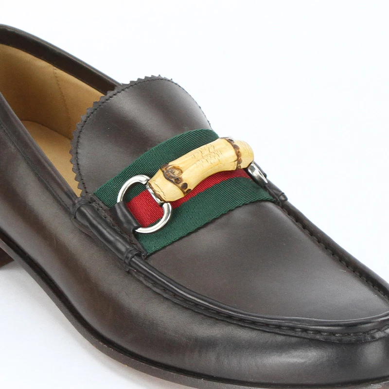 کفش لوفر مردانه چرم Gucci 