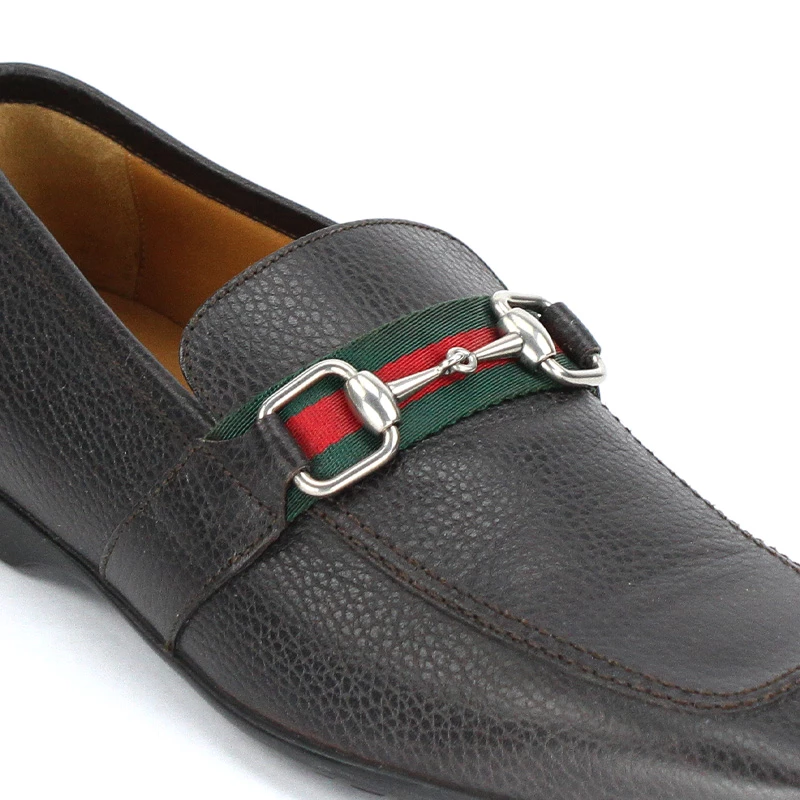کفش لوفر مردانه چرم Gucci 