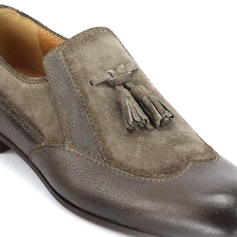 کفش لوفر مردانه چرم Gucci 