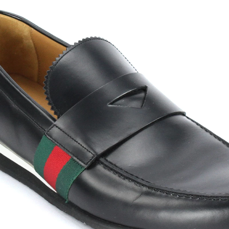 کفش لوفر مردانه چرم Gucci 