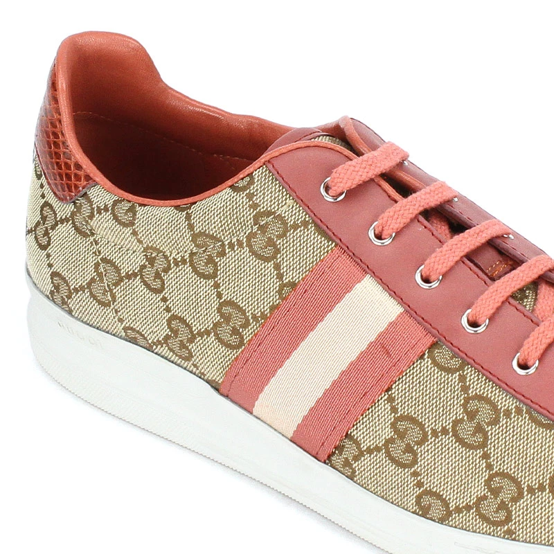 کفش اسنیکرز زنانه بدون ساق پارچه ای Gucci 