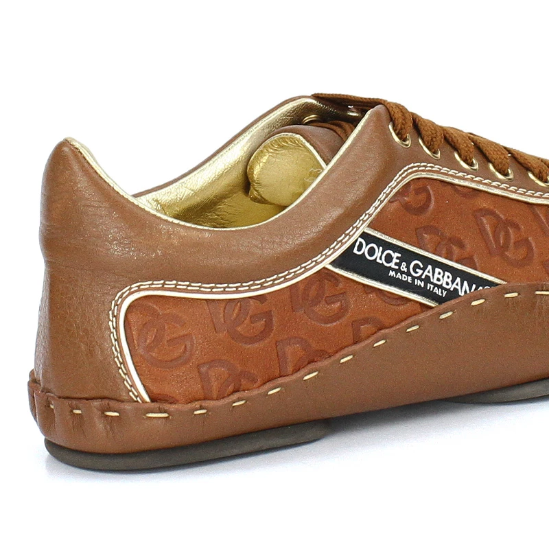 کفش اسنیکرز زنانه بدون ساق چرم Dolce & Gabbana 