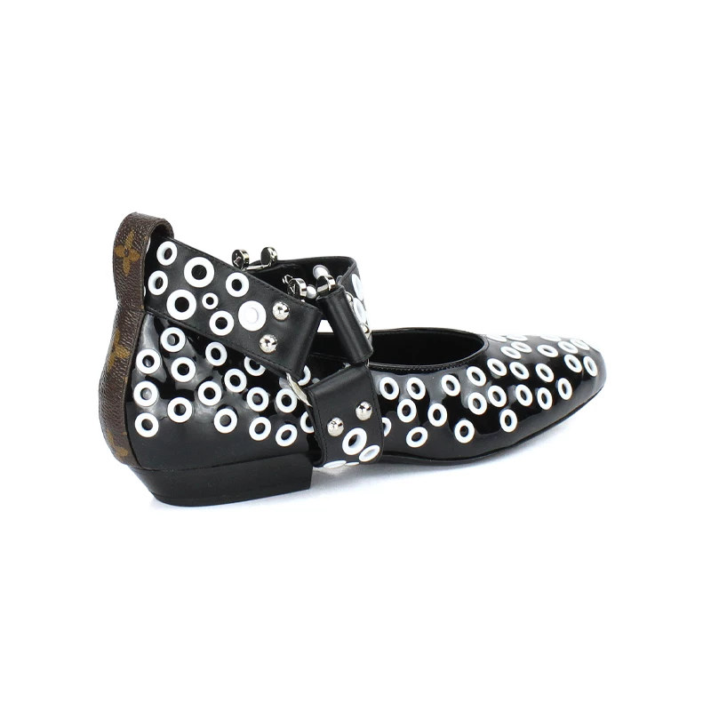 کفش تخت زنانه ورنی مدل ساده Louis Vuitton 